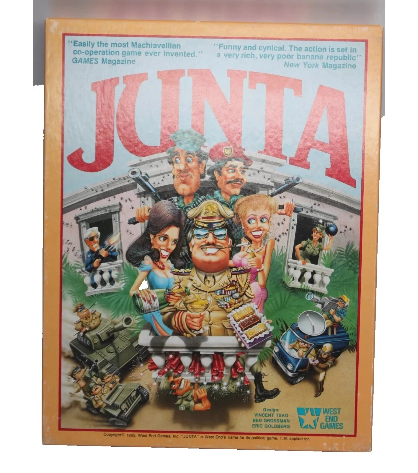 West End Games Board 1985 современное производство настольные и традиционные игры