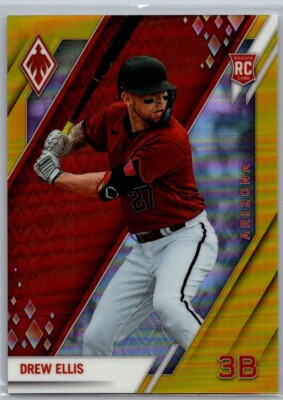 2022 Panini Chronicles Phoenix Gold /10 Prizm Rookie RC Drew Ellis #15