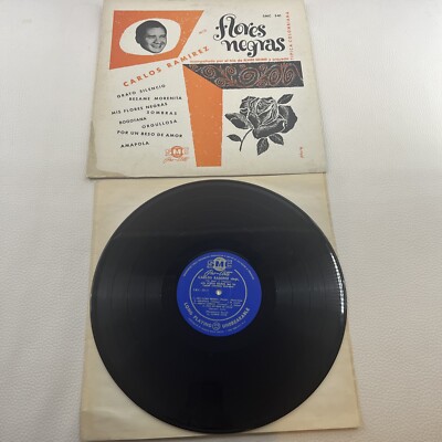 Carlos Ramirez - Flores Negras - Alvaro y Orquesta Tipica Colombiana Vinyl LP