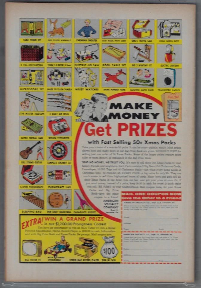 SEA DEVILS #2-CGC 8.5 VF+ HIGRADE COPY 1961  DC SILVERAGE GREY TONE - Image 2 of 2