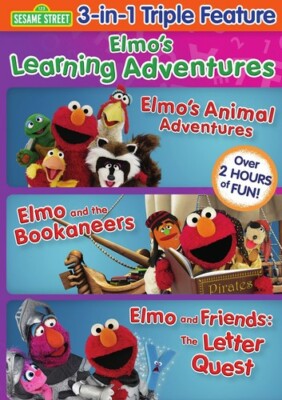 Elmo's Learning Adventures Triple Feature DVDs