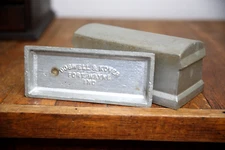 Vintage Salesman Sample Coffin Tomb Funeral Embalming Oddity Fort Wayne IN