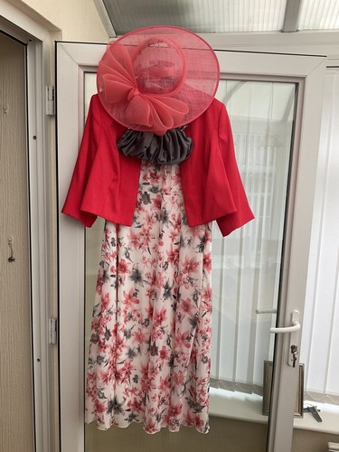 bride dress jacket hatinator handbag 