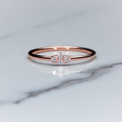 Four Stone Sterling Silver 1.20 CT Moissanite Round Cut Women's Wedding Ring