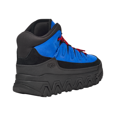 Mens UGG CapTrail High Bootie Sneaker - Black/Blue, Size 8 M US