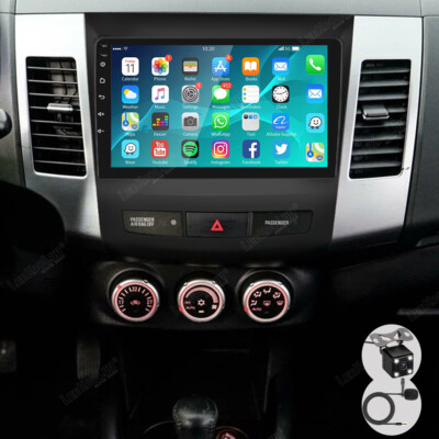 32G 9" Android Auto Autoradio Android 13 Für Mitsubishi Outlander GPS