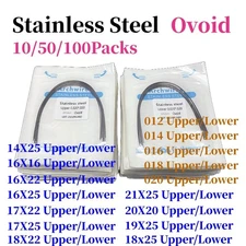 Dental Ortho Stainless Steel Arch Wire Round Rectangular Wires Ovoid Form