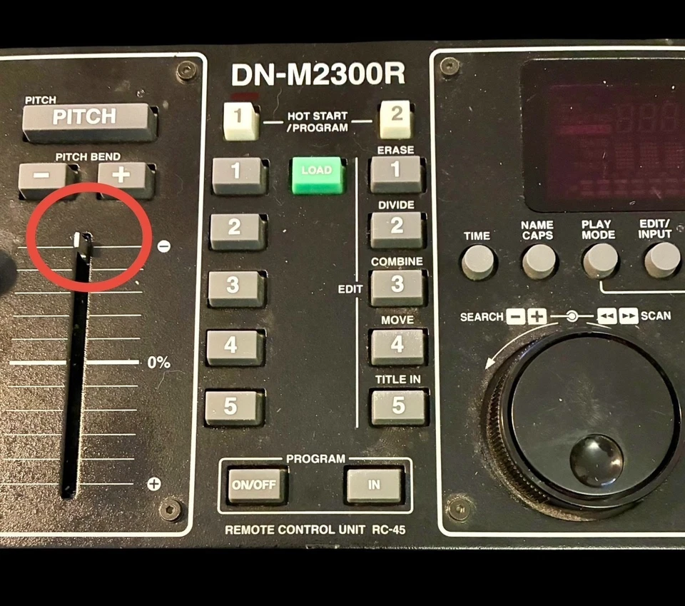 Denon DN-M2300R Professional Dual Minidisc Control console only -READ - Image 3 of 4