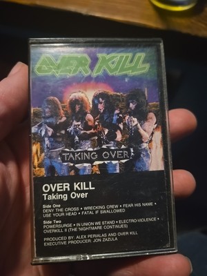 Taking Over [PA] by Overkill (Cassette, Jan-1987, Megaforce)