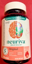 Schiff Neuriva Brain Support Supplement, 50 Gummies Exp. 12/2025