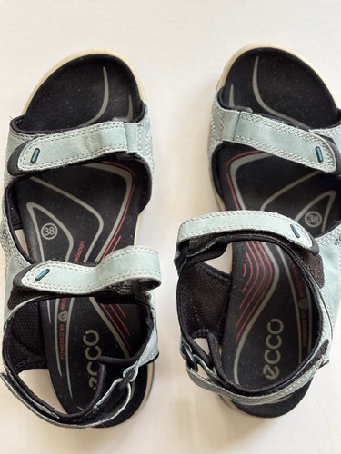 Ecco  Light Blue Open-Toe  Women’s Sport Sandals Size 38/ 7