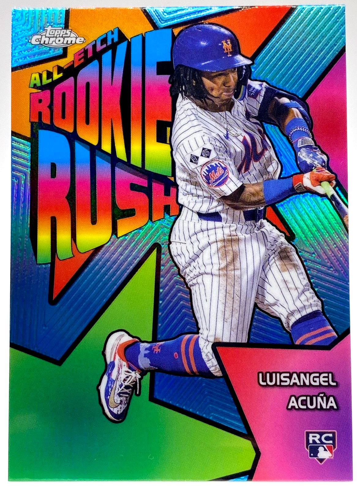 LUISANGEL ACUNA RC SHORT PRINT ALL-ETCH ROOKIE RUSH / 2025 TOPPS CHROME #CERR-11
