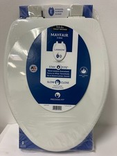 Mayfair by Bemis Elongated Toilet Seat Slow Close, STA-TITE, Precision Fit