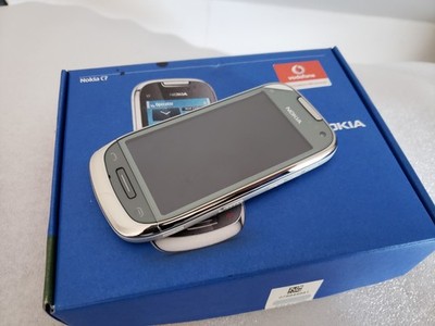 Brandneu Nokia C7-00 (entsperrt) Handy Frosty Metal