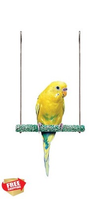 Penn-Plax Bird Nail Trimmer Swing, Small Birds, Cement, Metal