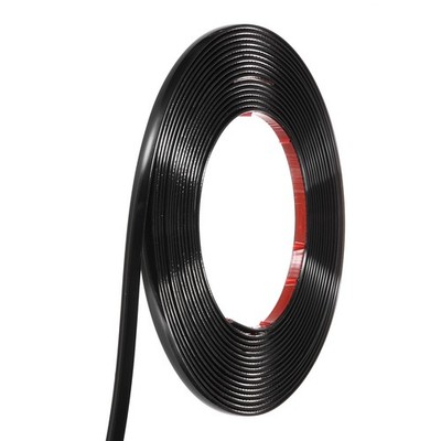 Wall Molding Trim, 0.47 Inch x 33 ft Self Adhesive Molding, Black