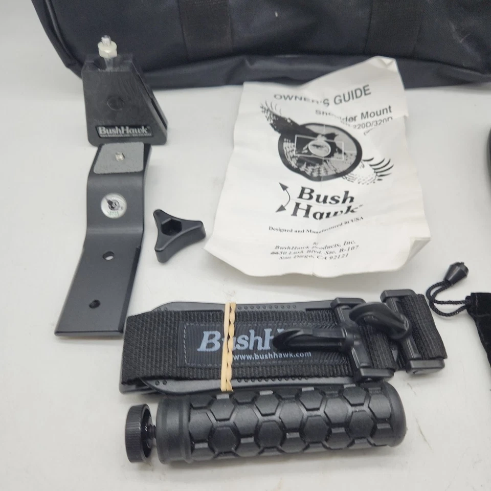 BushHawk Shoulder Mount with Double Handle, BH 320D Deluxe for Pro Canon Cameras - Image 3 of 4