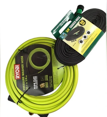 #ad Pressure Washer Hose and Soaker Garden Hose – New Set $22.00