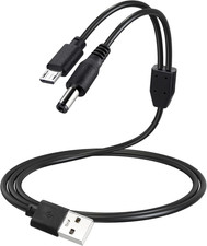 Dog Shock Collar Charger Cord for Bousnic Dog Training Collar RS2 and RS2B, 2-In