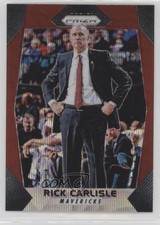 2017-18 Panini Prizm Ruby Wave Prizm Rick Carlisle #100 0b3
