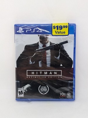 *NEW but Wrapper has Tear* Hitman: Definitive Edition (PlayStation 4, 2018) PS4