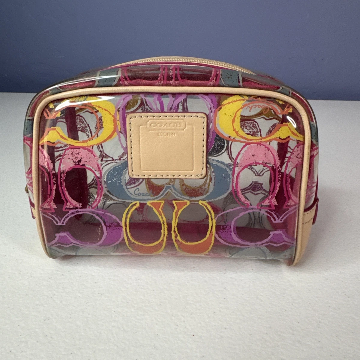 coach leather cosmetic case products for sale | eBay