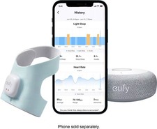 eufy - S320 Smart Sock WiFi Baby Monitor with Receiver and Customizable Welln...