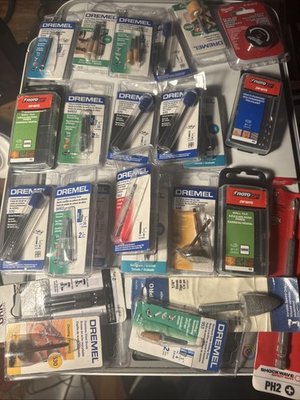 #ad Dremmel Attachments 24 Pieces $110.00