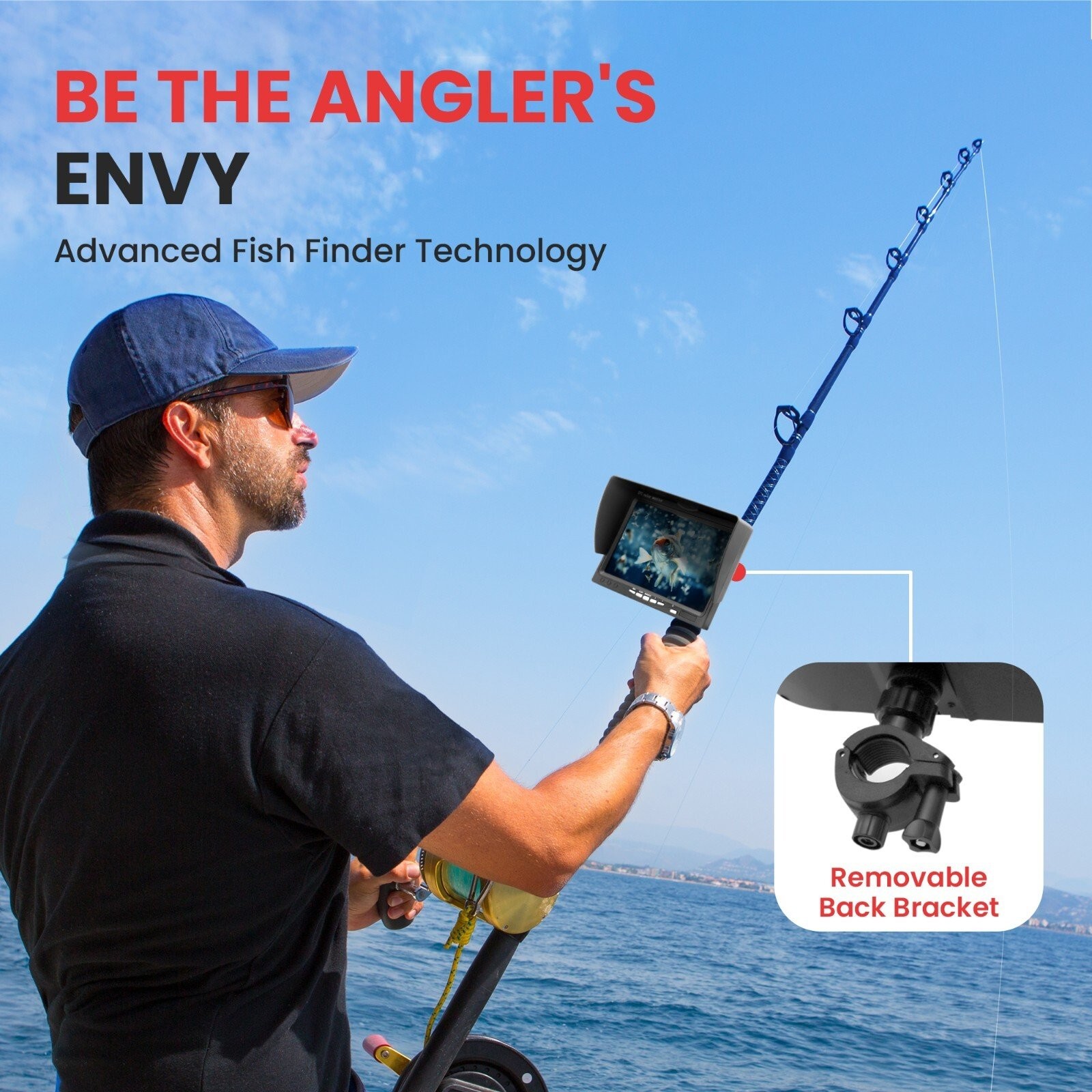 Pyle 7in Waterproof LCD Monitor Fishing Camera - 1000TVL & 3.58lbs