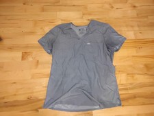 FIGS Scrub Top Technical Collection Women's Dark Grey - SMALL