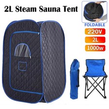 Portable Sauna Full Body Steam Sauna Tent Single Person Pop-Up Sauna Box Kit