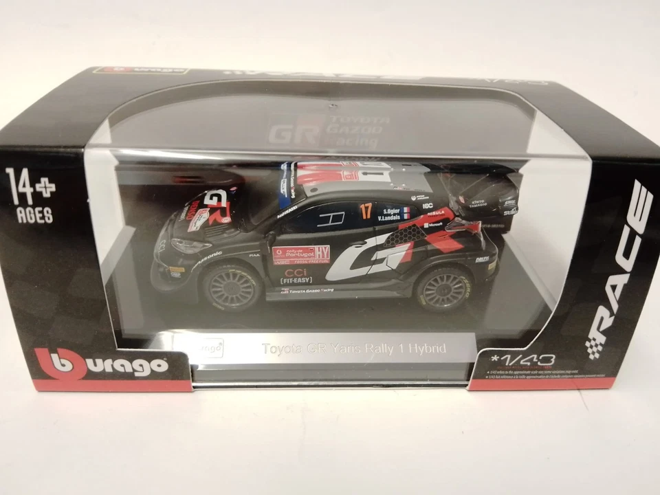 BBURAGO 1/43 - TOYOTA YARIS GR RALLY1 HYBRID - WRC 2024 38323BK