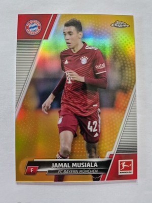2022 Topps Chrome Bundesliga Jamal Musiala /50 FC Bayern München