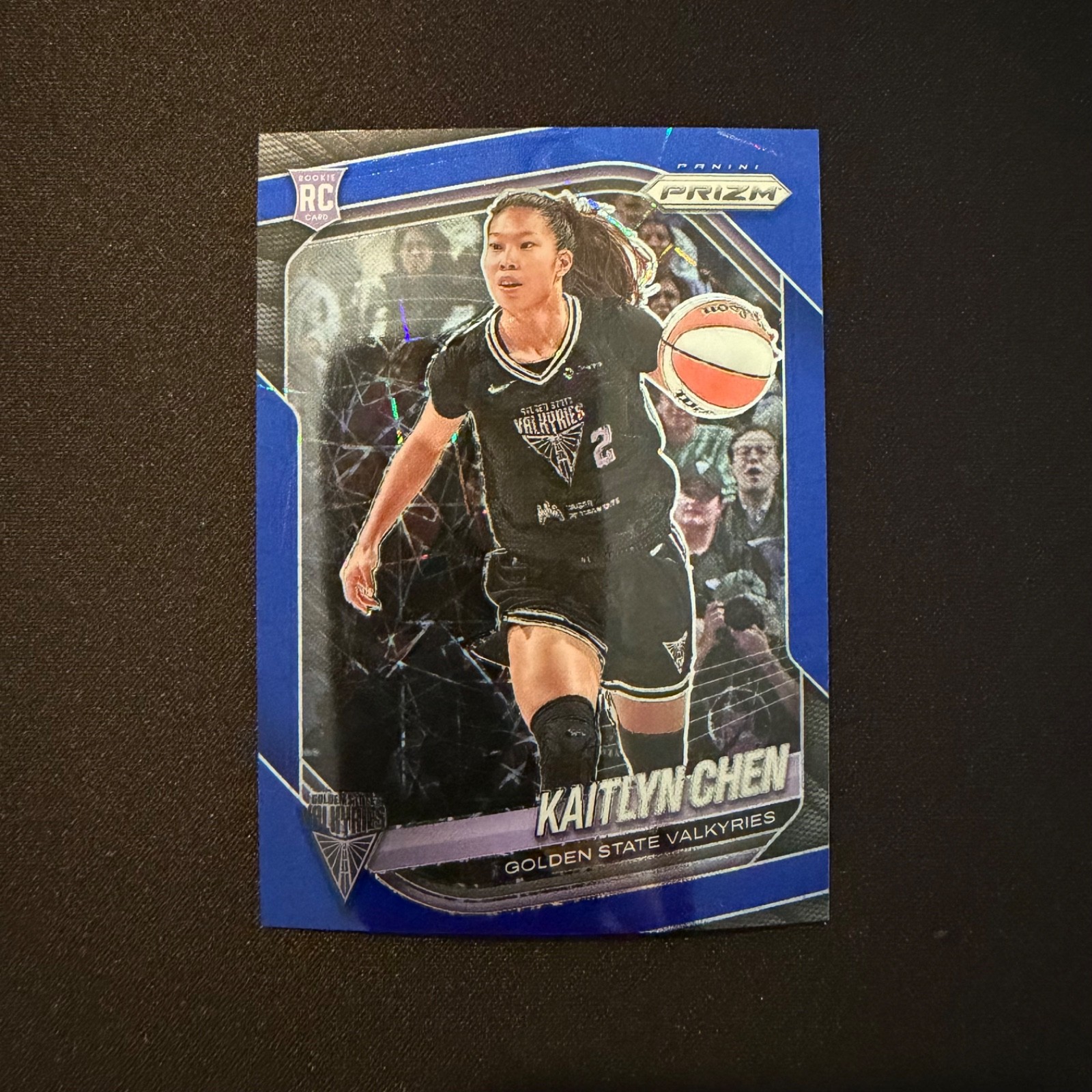 2025 Panini WNBA Prizm Kaitlyn Chen True Rookie Blue Velocity #100 RC