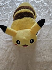 Pok mon Pikachu Plush Pull Tab To Open Into A Soft Pillow Bonus Toy Added