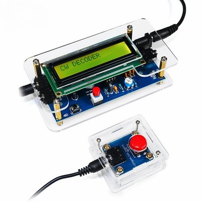 DIY CW Trainer Morse Code Decoder Keyer Interpreter Electronic Component Kit