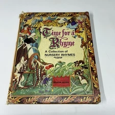 Vtg 1975 Brimax Books Time For A Rhyme A Collection Of Nursery Rhymes HC