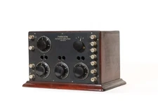 1921 Paragon DA-2 Detector Amplifier In Rare Factory MAHOGANY Cabinet * Works