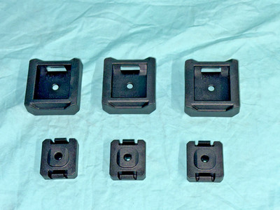 New!   THULE Short Foot Extension LOT of 3 for SnowPack ski rack 1500052617