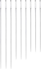 Medsuo 9pcs 4.9"/5.9"/6.9" Extra Long Darning Needles Sewing Silver