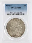 1884-O Morgan Silver Dollar PCGS MS63 S$1 New Orleans Minted No Reserve