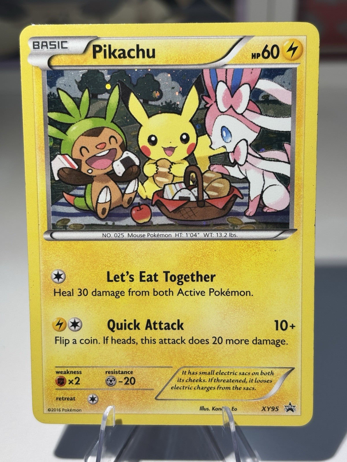 Pokemon 2016 Black Star Promo XY Breakpoint Pikachu XY95 Lightly Played