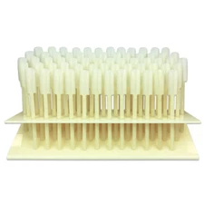 64 UV Gel Acrylic Natural Art Tip Nail Samples Pop Sticks with Display Stand