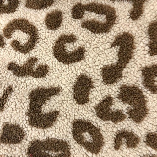 160x50cm Leopard Print Faux Lamb Jacquard Fabric Coats Home Wear DIY Clothing - Bild 11 von 14