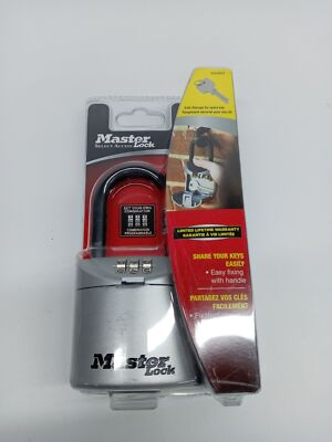 MASTER LOCK Tragbarer Mini-Schluesseltresor [XS] [mit Buegel]   5406EURD 