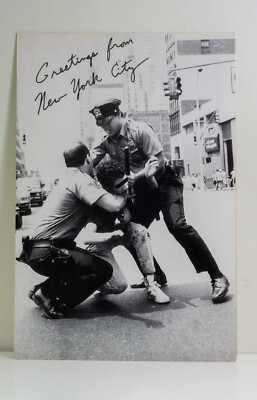 alte Postkarte Real People Post Cards - greetings from New York City - Drug Deal