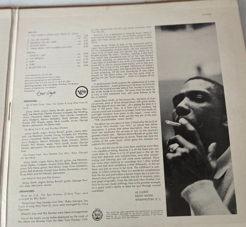 Jimmy Smith, Any number can win (Vinyl Record) Verve Records. - Picture 6 of 8