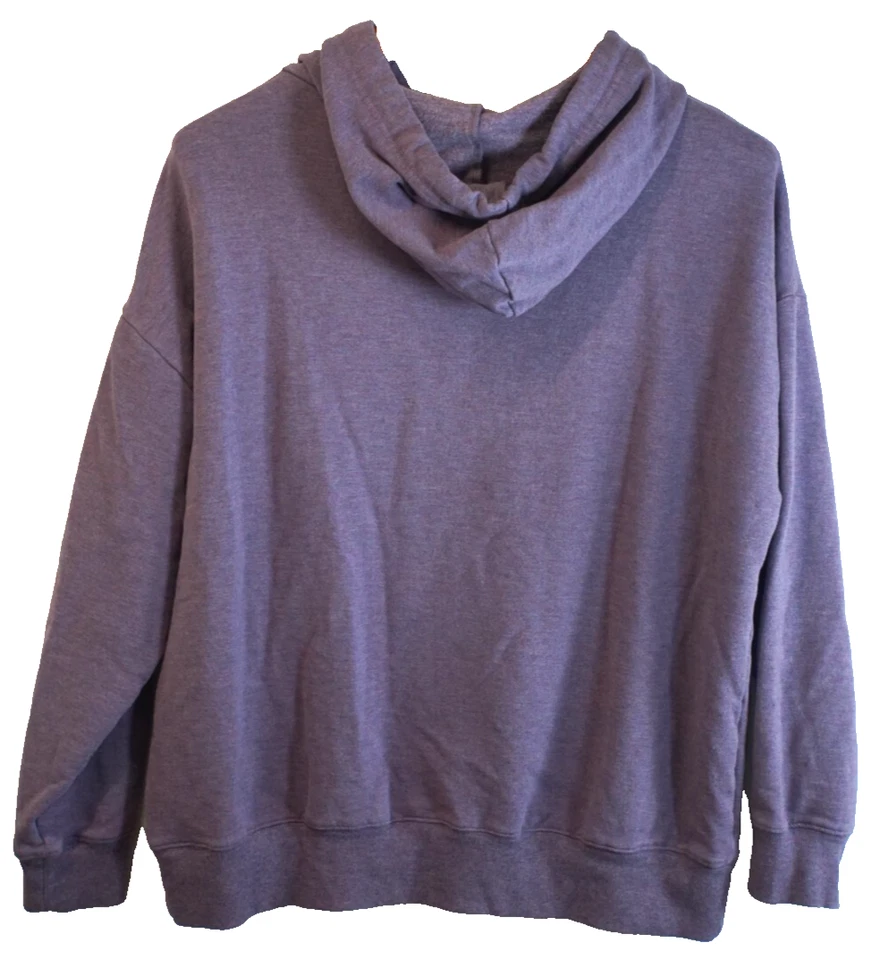 Sudadera con capucha Buffalo para mujer pulóver grande bolsillos delanteros de David Bitton en brezo Foto 2 de 4