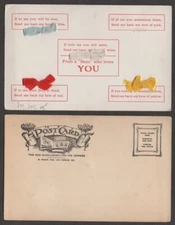 Old Postcard - Novelty Add-On Ribbons - M. Rieder