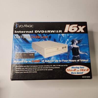 I/O Magic Internal DVD+-RW/R Dual Format Double Layer Burner IDVD16DD ...